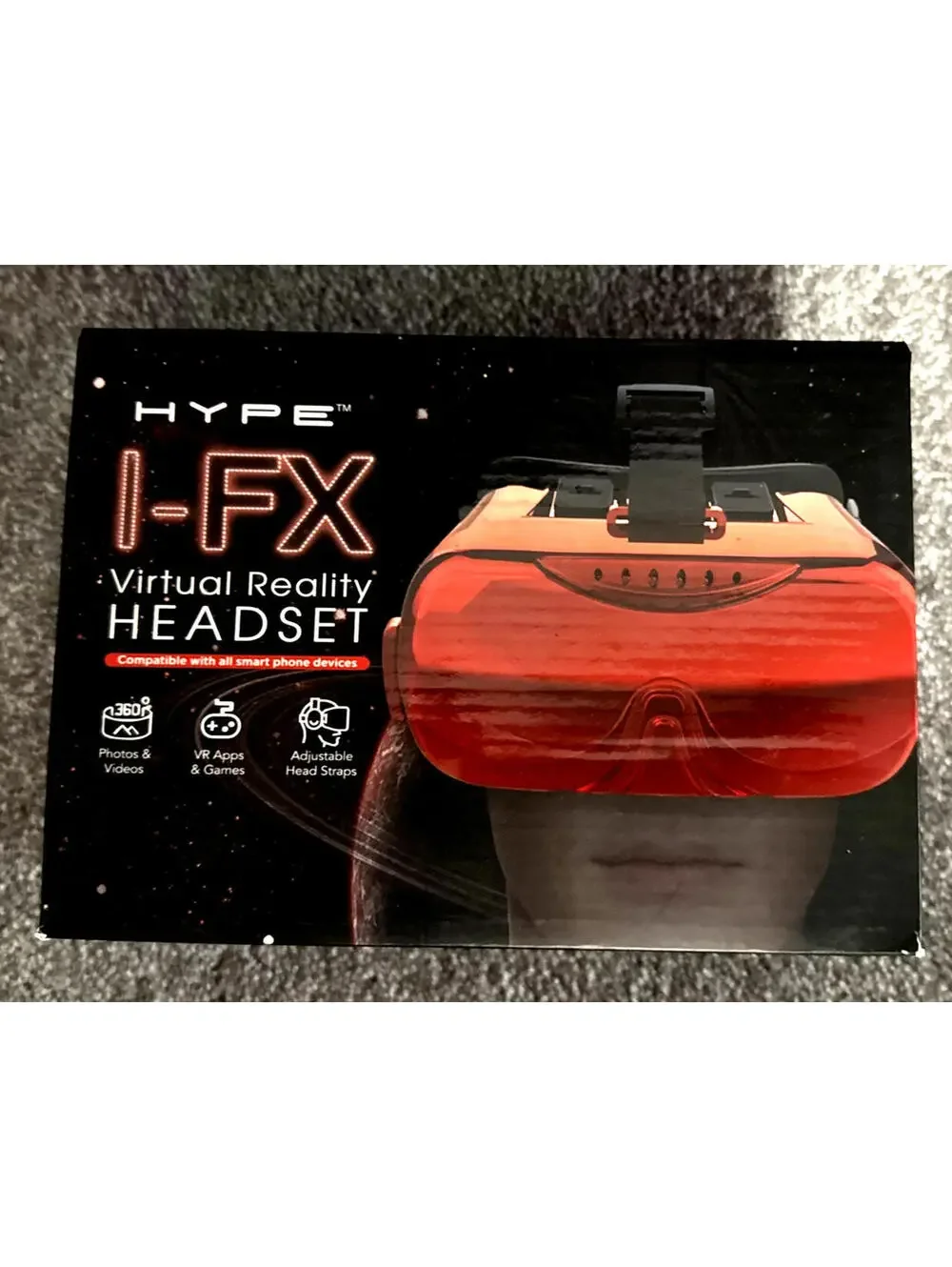 Brand new Hype I-FX virtual reality Headset (Red) SEALED